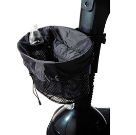 scooter basket nylon adjustable drawstring