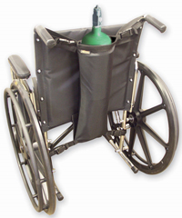 Wheelchair Single Oxygen Cylinder Holder