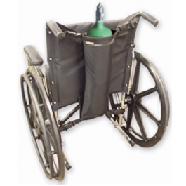 wheelchair single oxygen cylinder holder