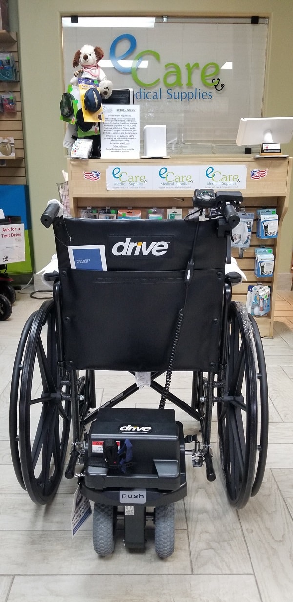 Power Assist Device Powerstroll S-Drive for Wheelchairs - 400 Lb