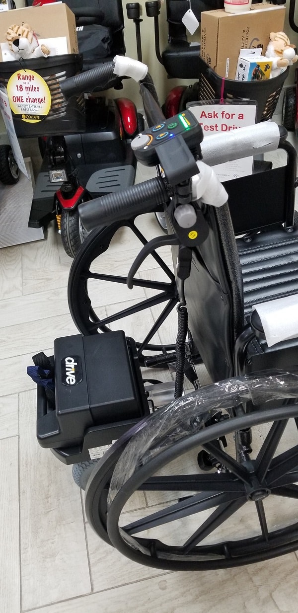 Power Assist Device Powerstroll S-Drive for Wheelchairs - 400 Lb