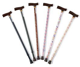 t handle grip aluminum cane 250 lbs capacity