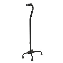 bariatric aluminum quad cane large base 500 lbs capacity