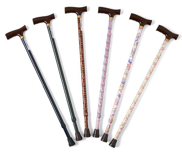 T Handle Grip Aluminum Cane