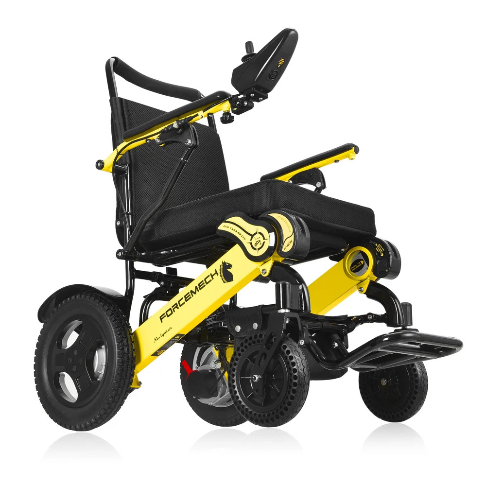 navigator pro heavy duty 400 lbs cap folding electric wheelchair