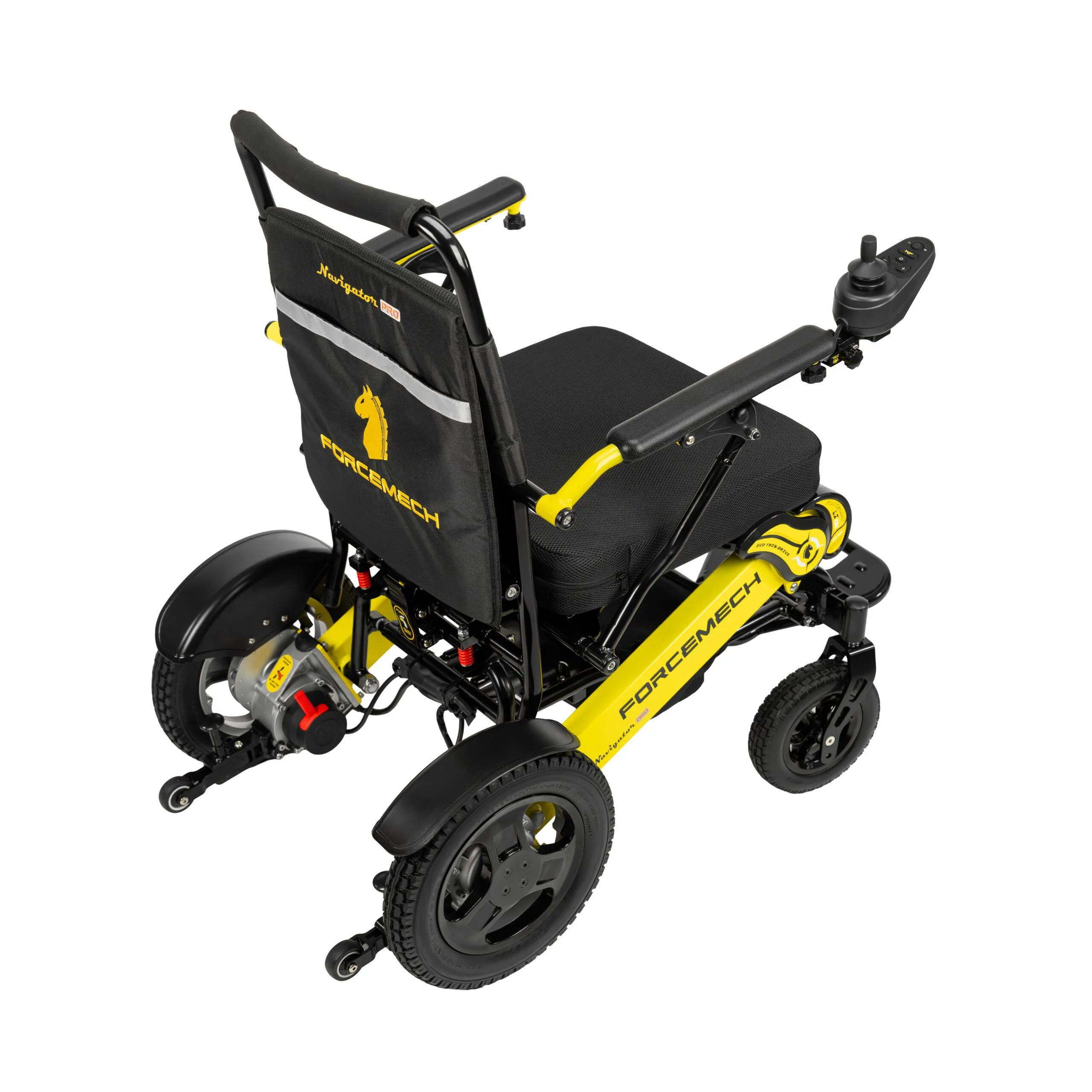 Forcemech Navigator PRO - Heavy Duty All Terrain Folding Electric Wheelchair 400Lbs Cap