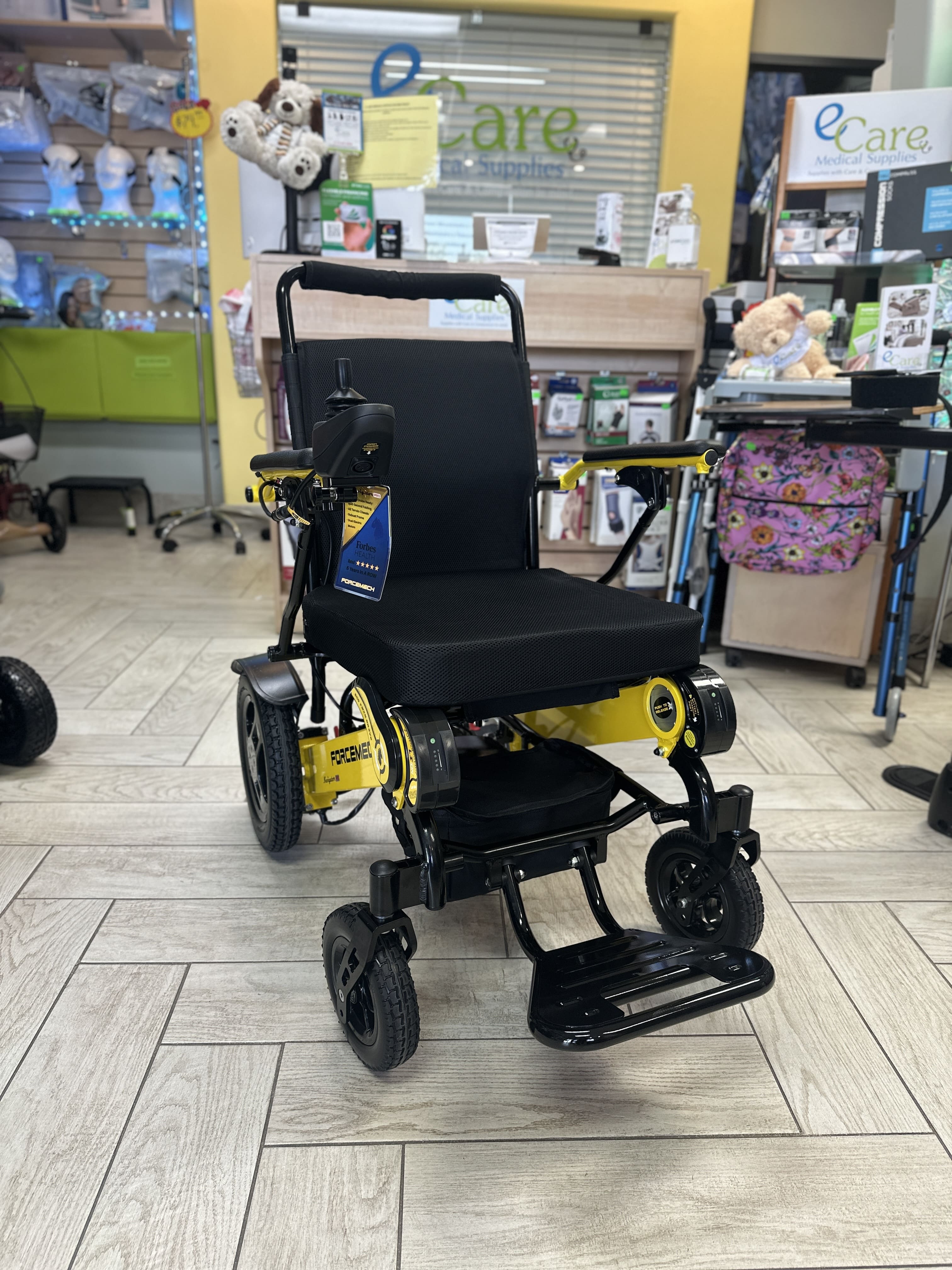 Forcemech Navigator PRO - Heavy Duty All Terrain Folding Electric Wheelchair 400Lbs Cap