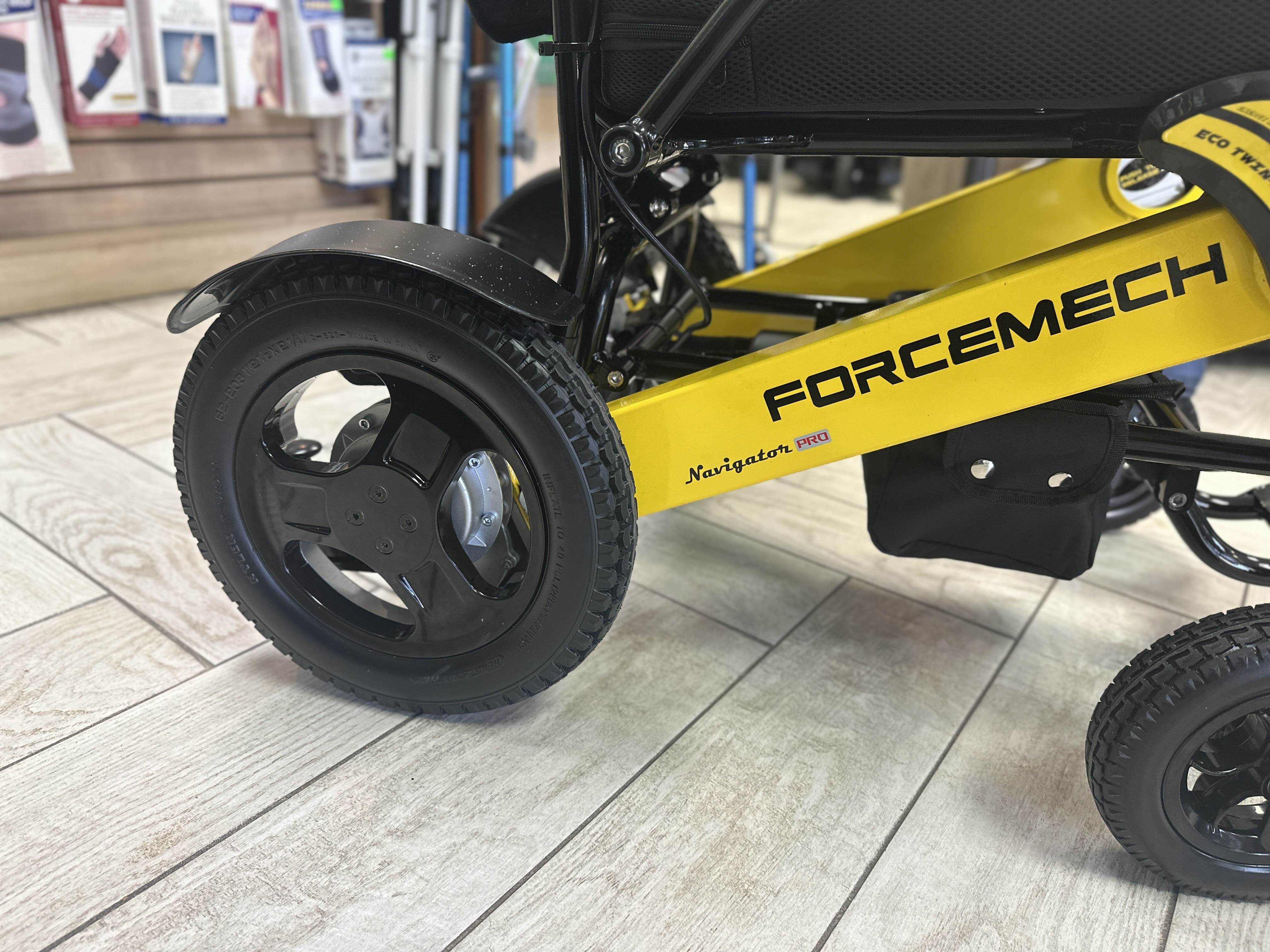 Forcemech Navigator PRO - Heavy Duty All Terrain Folding Electric Wheelchair 400Lbs Cap