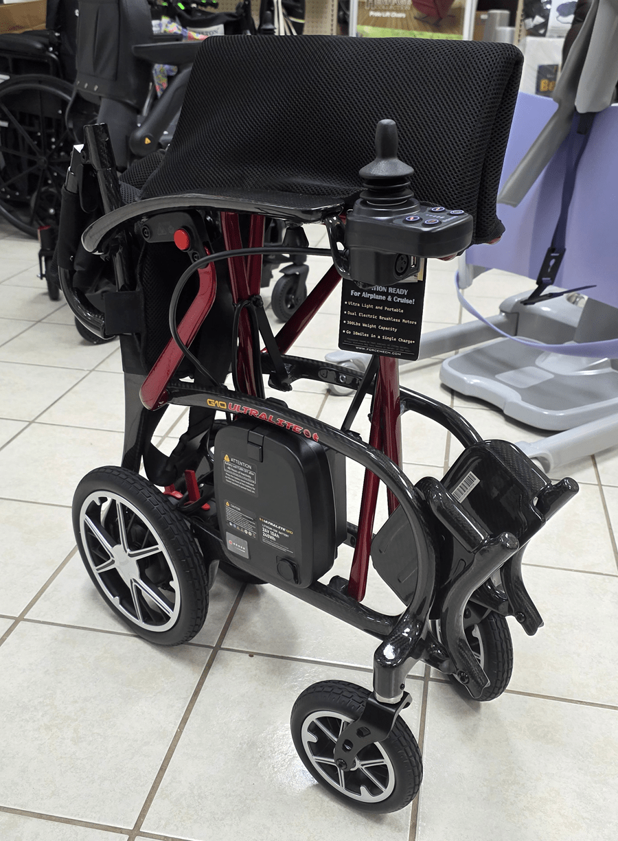 UltraLite G10 Full Carbon Fiber Folding Electric Wheelchair