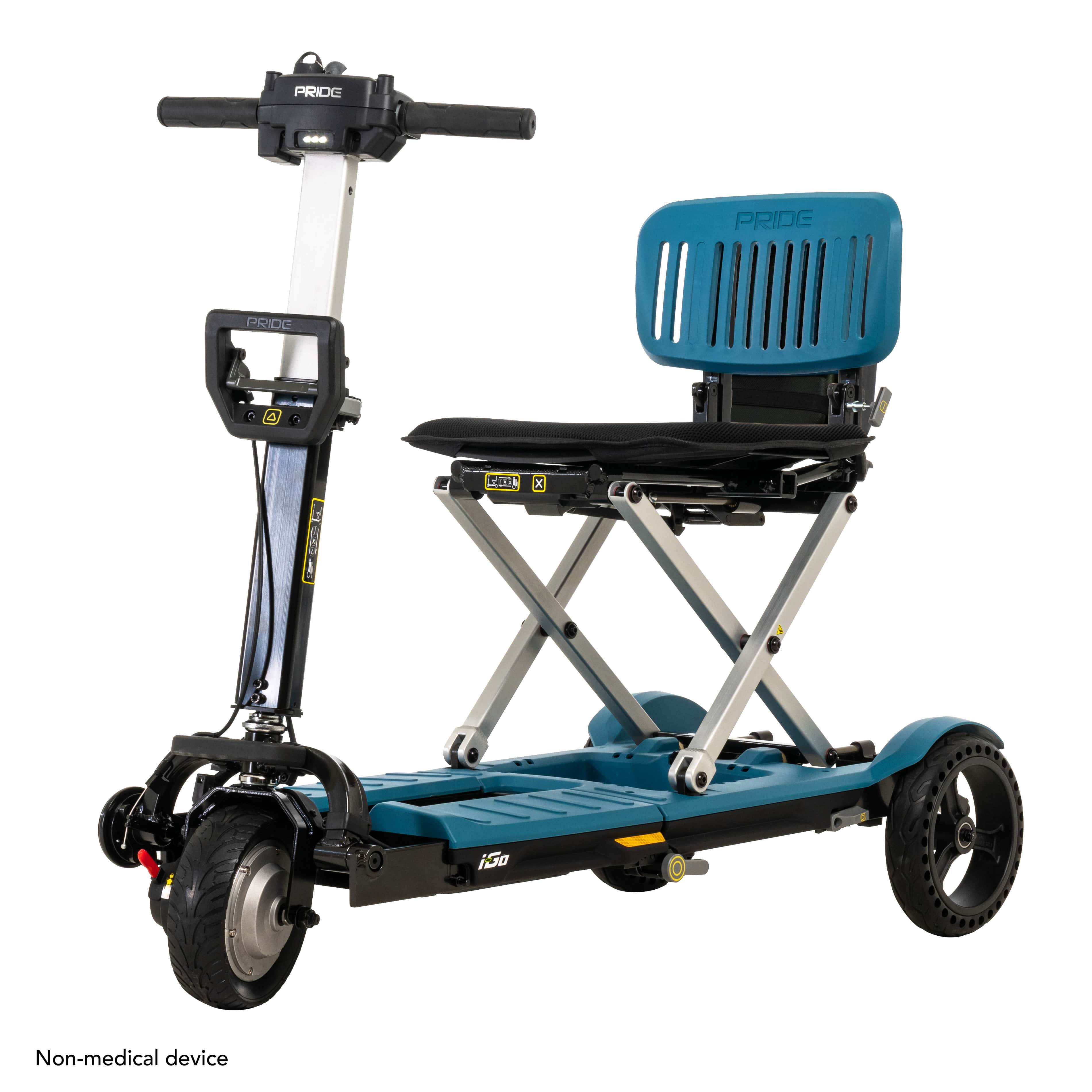 i go lightweight folding scooter by pride mobility
