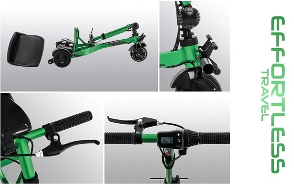 iRide Pride Folding Scooter - 200 Lb Cap