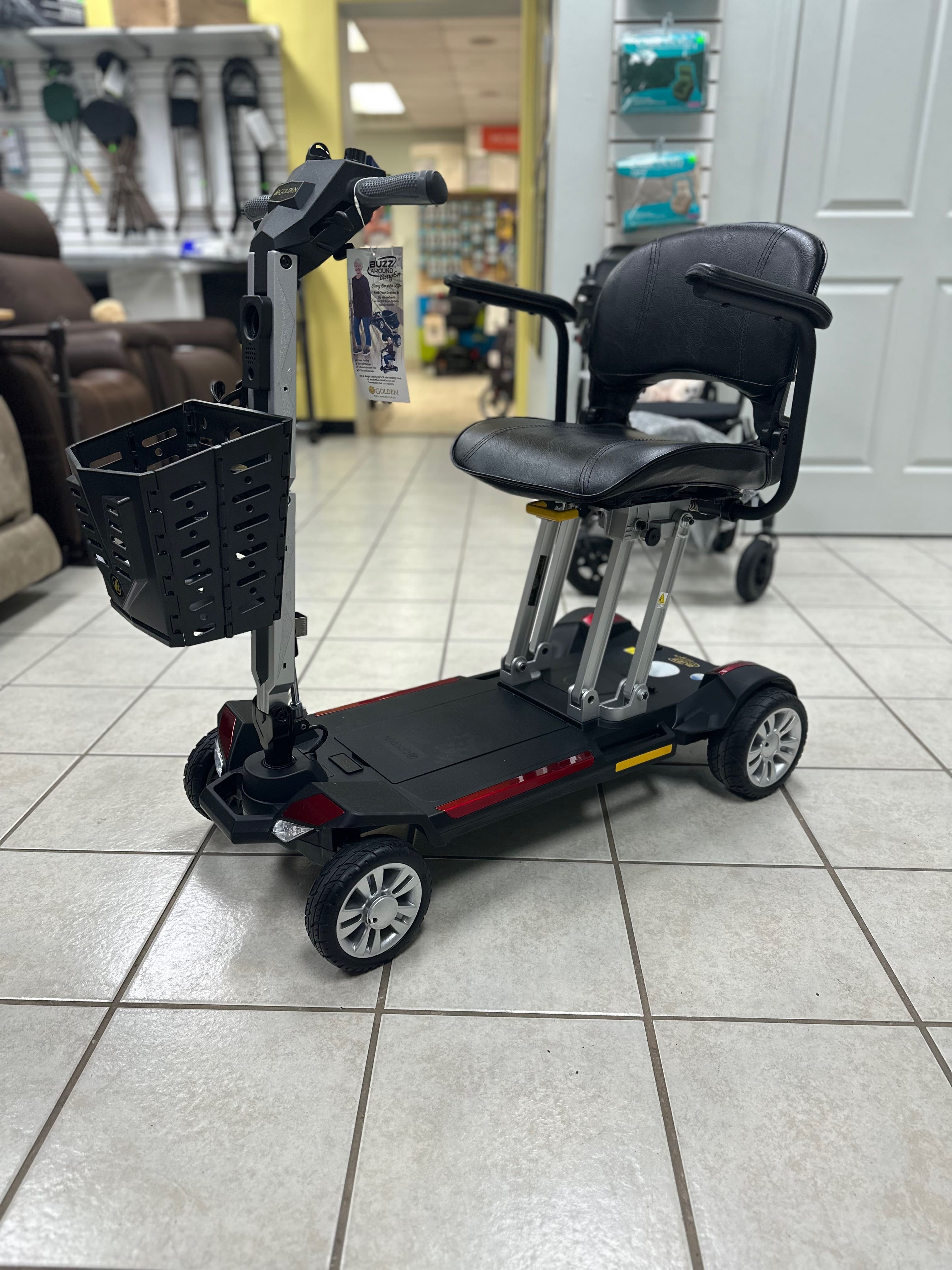 Golden Carry-On Folding Scooter - 300 Lb Cap