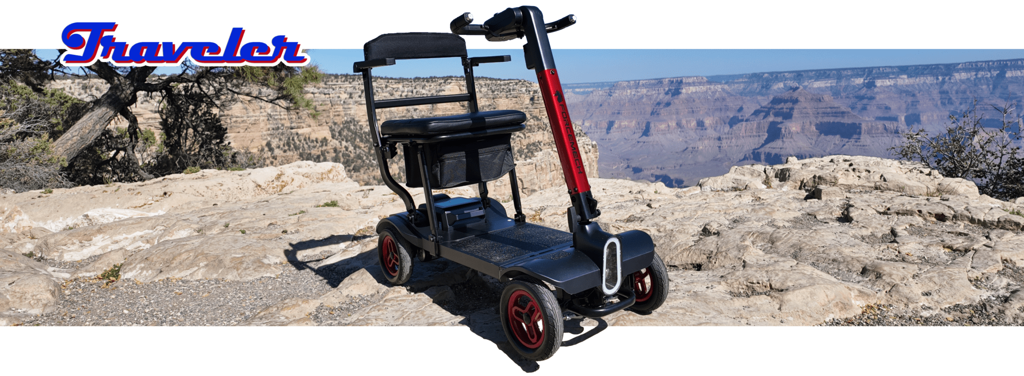 Traveler Lightweight Folding Power Travel Scooter