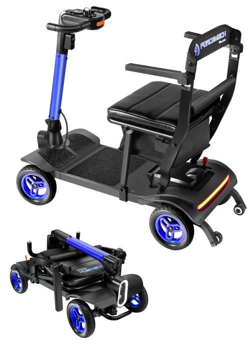 Traveler Lightweight Folding Power Travel Scooter