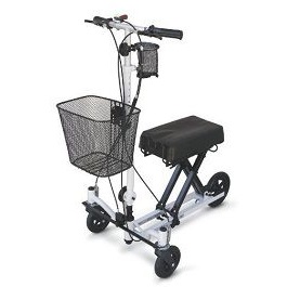 zero turn radius knee scooter basket 300 lbs capacity