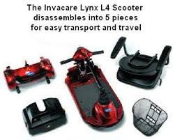 Invacare Lynx Scooter Disassembled