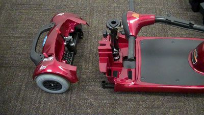 Invacare Lynx Scooter Disassembled