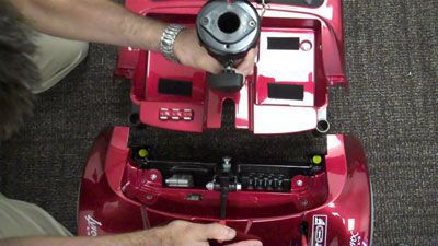 Invacare Lynx Scooter Disassembled
