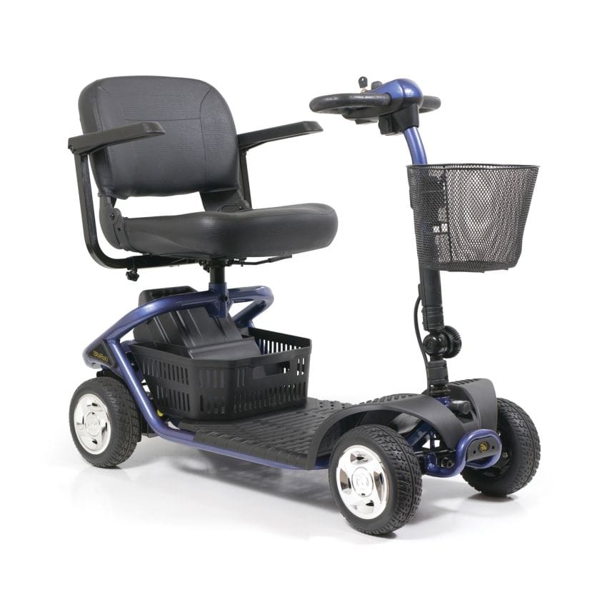 BuzzAround XL Compact Travel Power Scooter 4-Wheel