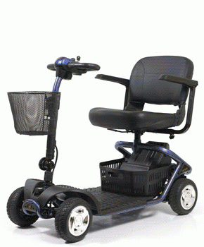 BuzzAround XL Compact Travel Power Scooter 4-Wheel