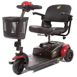 small and lightweight buzzaround mobility power scooter 300 lb cap