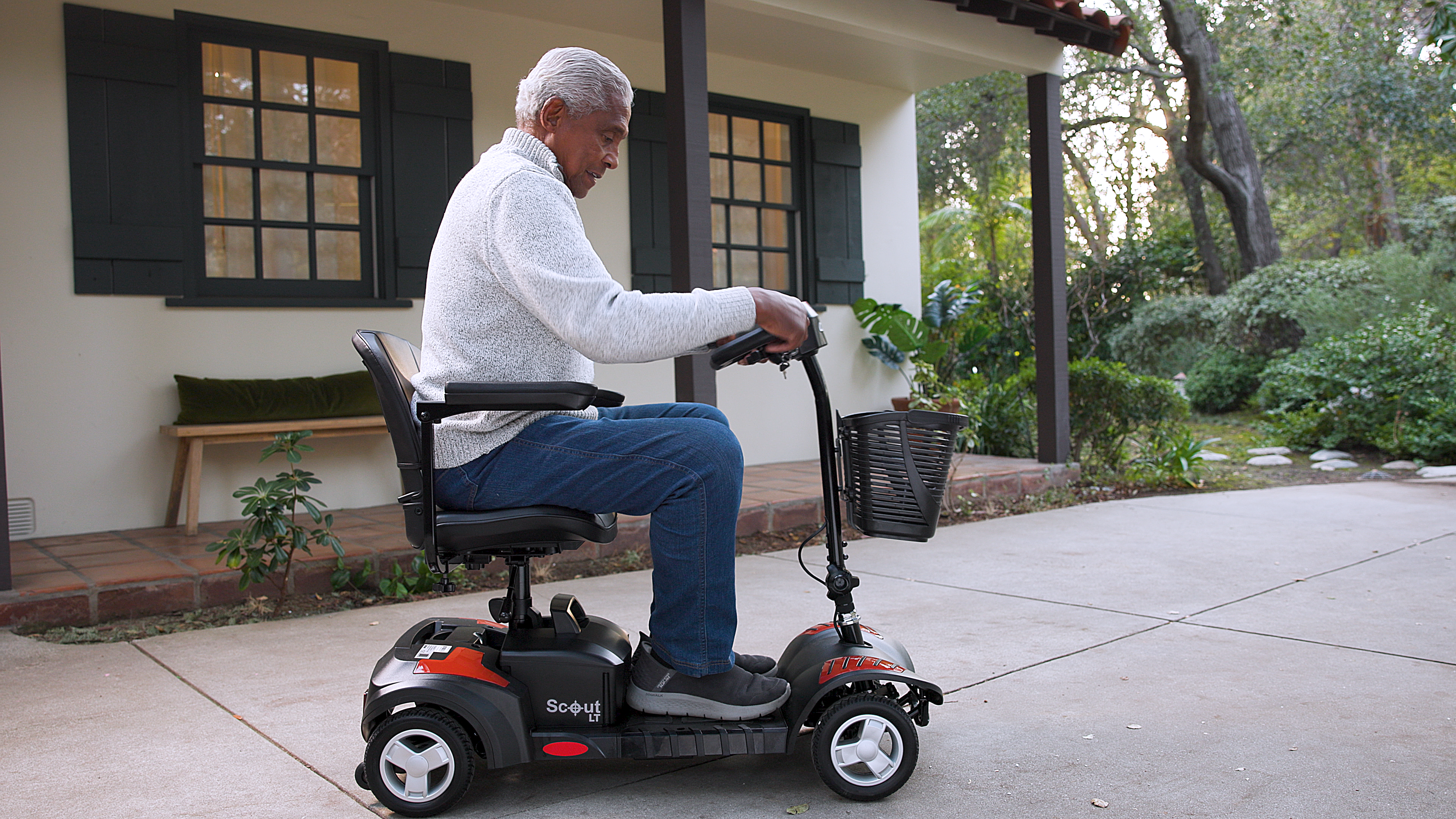 Scout LT 4-Wheel Mobility Scooter by Drive Medical