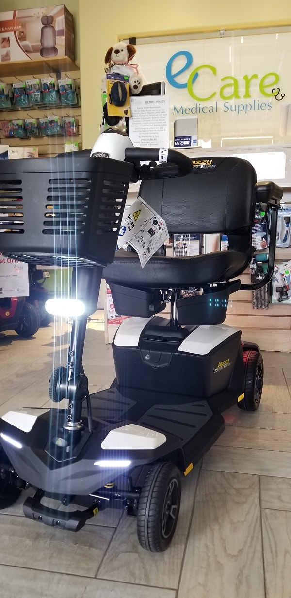 Jazzy iTurn Zero Turn Power Scooter 4 wheel - 300 Lb Cap