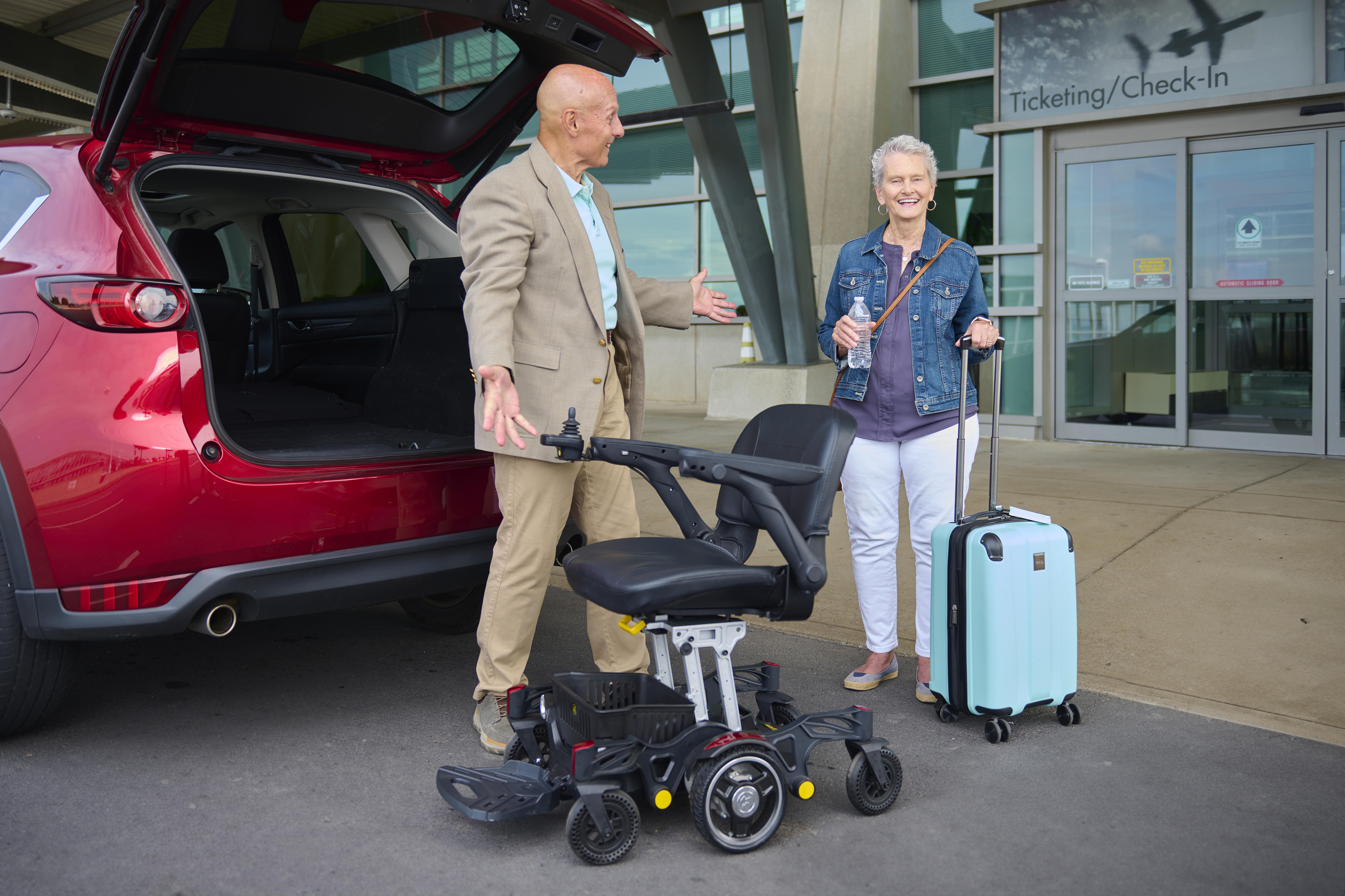 Golden Technologies Buzzaround Carry On Folding Power Wheelchair