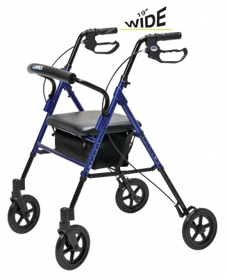 Lumex Set N Go Wide Height Adjustable Rollator