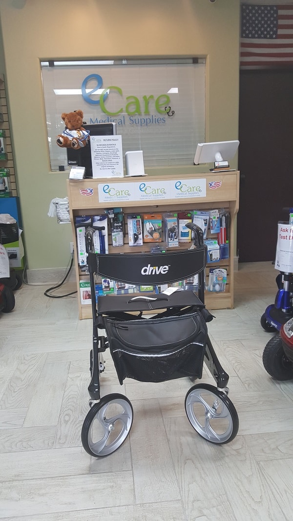 Carbon Fiber Ultra Light Nitro Elite CF Rollator-300 Lb Cap