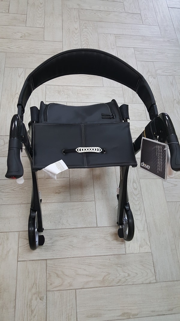 Carbon Fiber Ultra Light Nitro Elite CF Rollator-300 Lb Cap