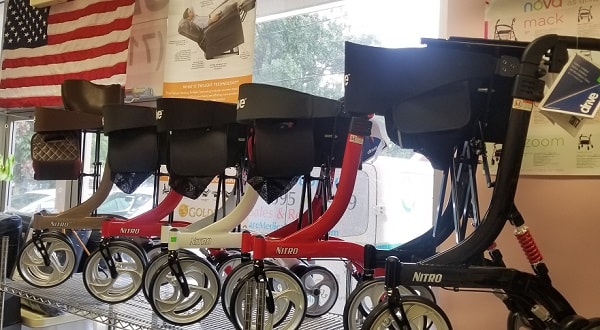 Red Nitro Euro Style Walker Rollator