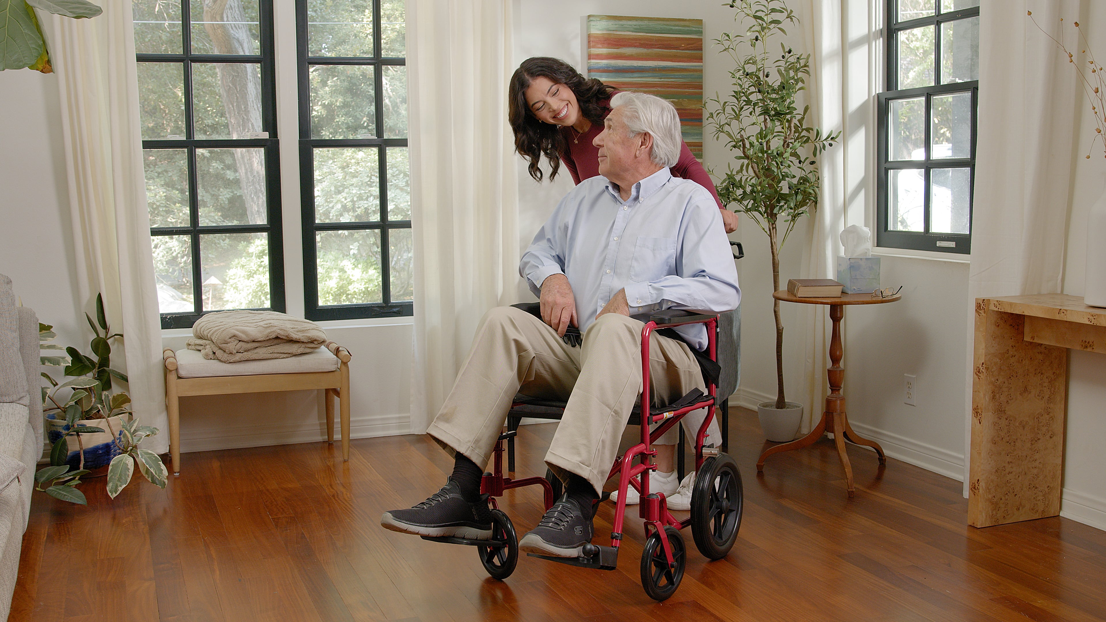 Expedition X-Light Transport Chair With 12" Rear Wheels