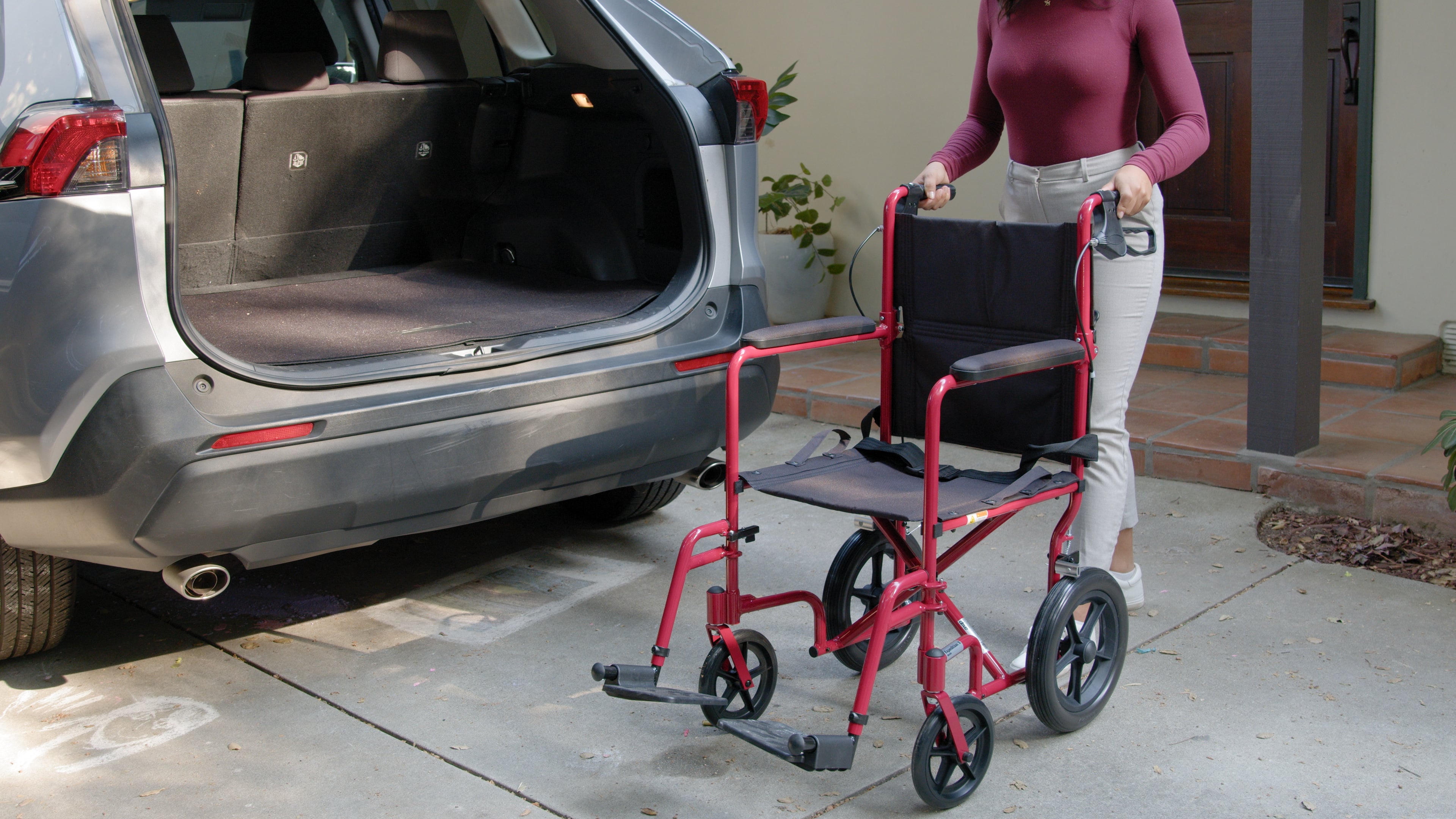 Expedition X-Light Transport Chair With 12" Rear Wheels