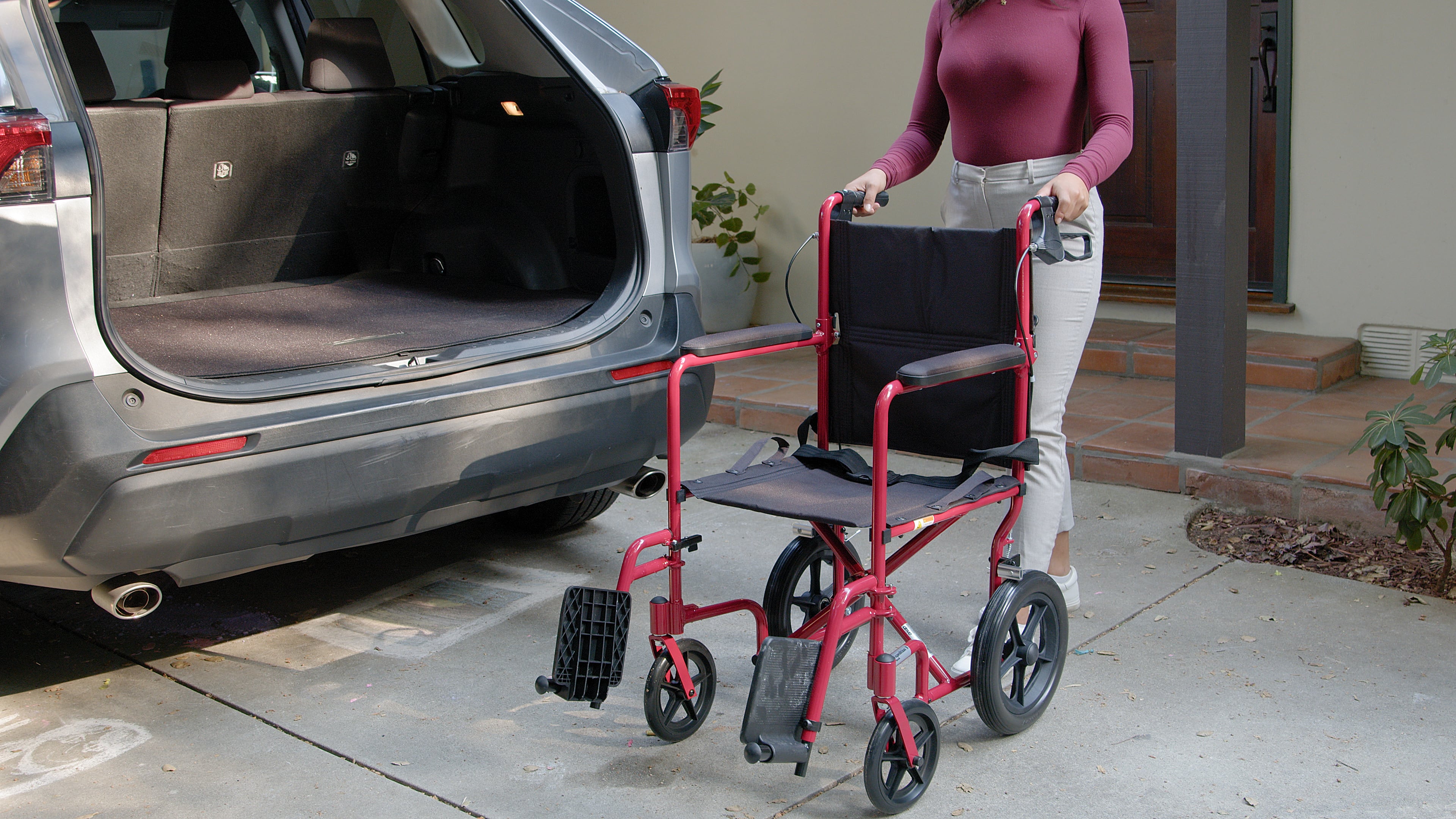 Expedition X-Light Transport Chair With 12" Rear Wheels