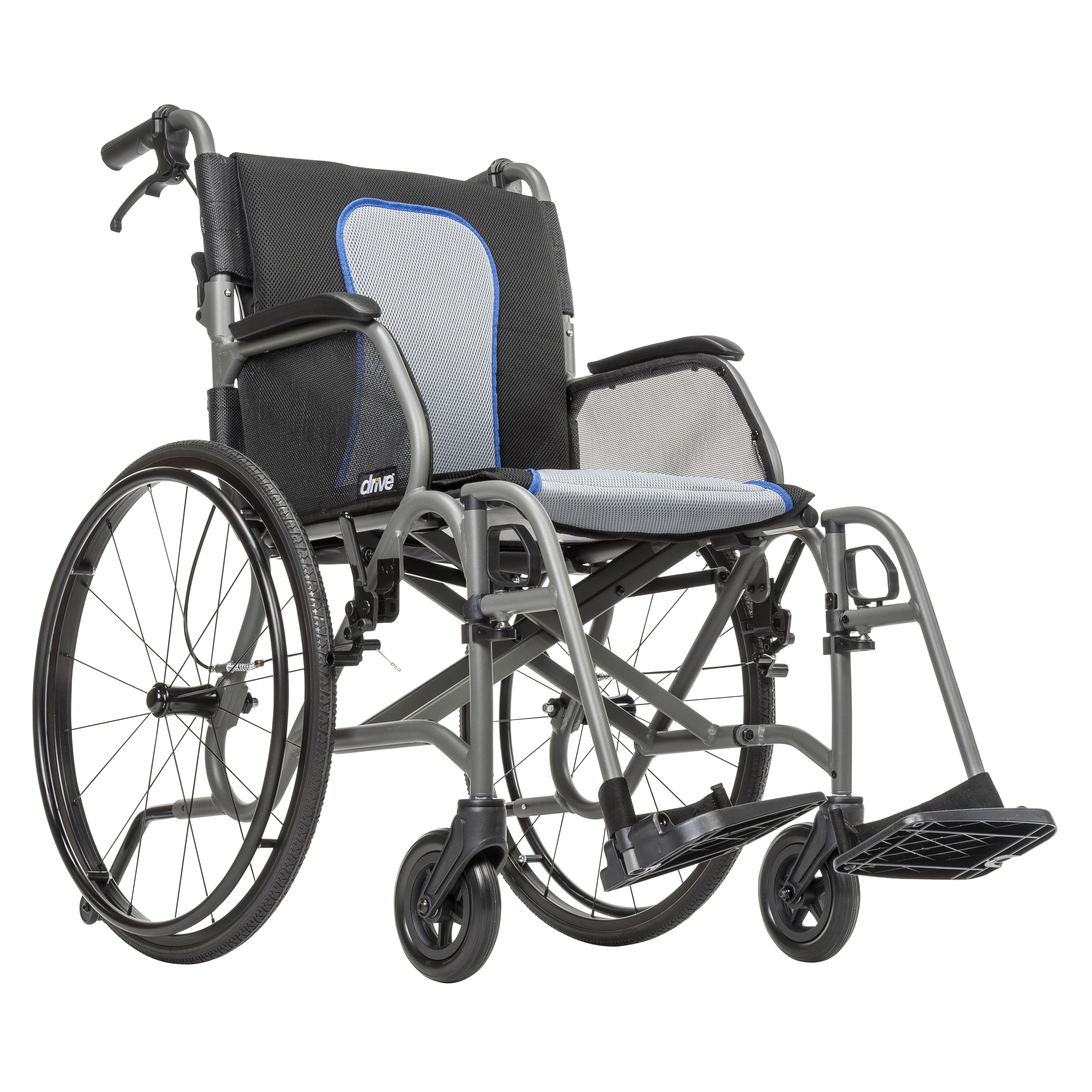 20 inches wide super lightweight and compact aerofly wheelchair