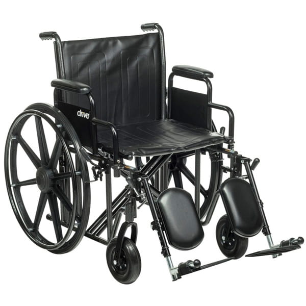 24 inches wide bariatric sentra ec heavy duty wheelchair leg rests