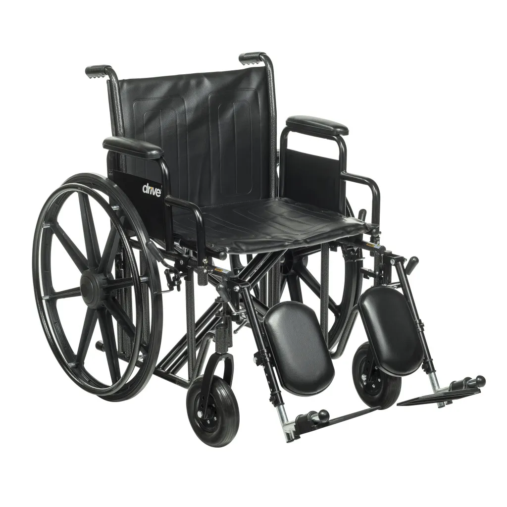 Bariatric Sentra EC Heavy-Duty Wheelchair 24W X 18D ELR