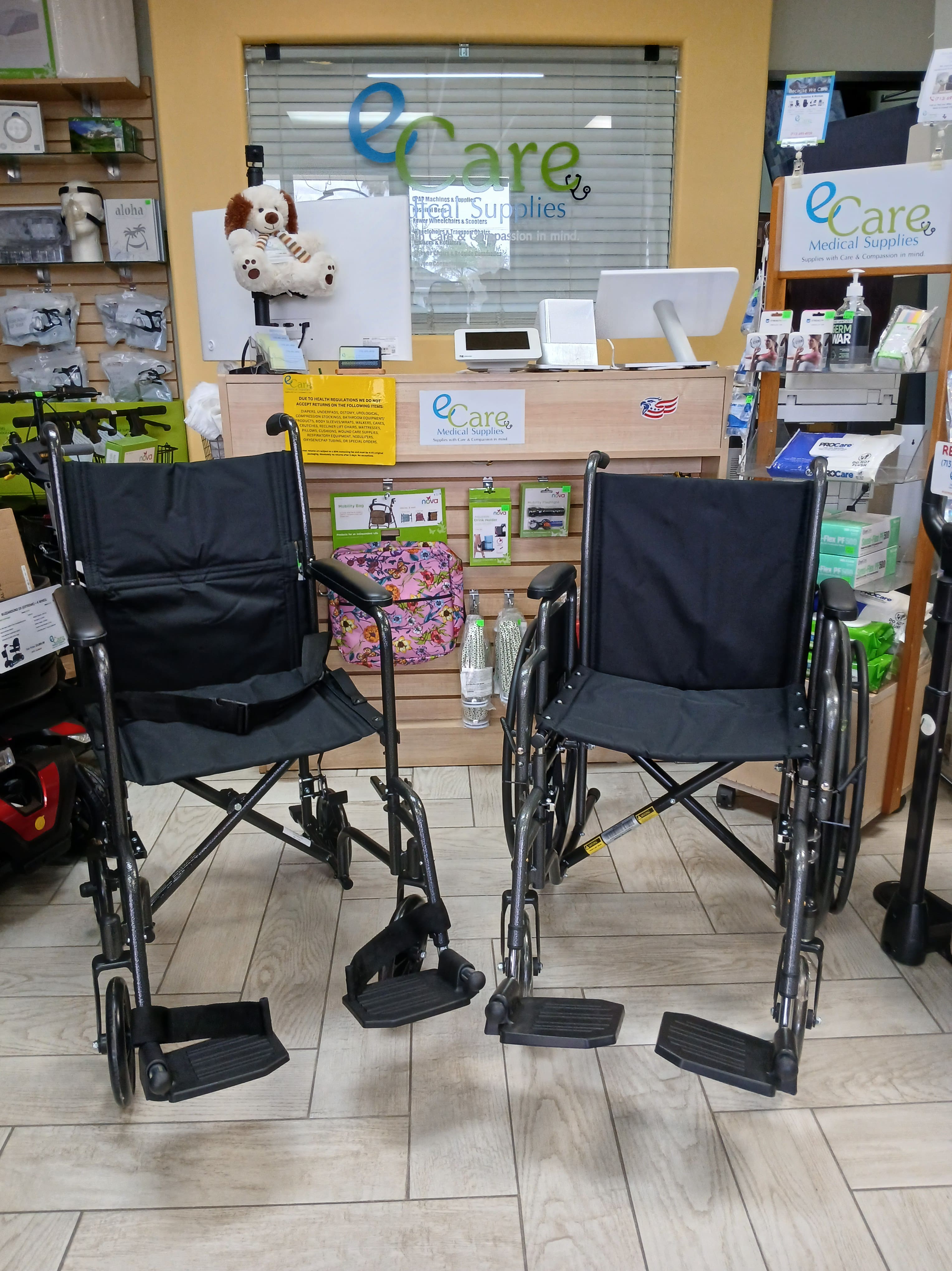 K1 Basic Wheelchair w/ Footrest