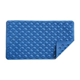 nova ortho med bath mat suction grip blue