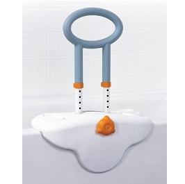 clamp on adjustable tub rail and grab bar 300 lbs capacity