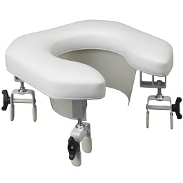 height adjustable padded raised toilet seat riser