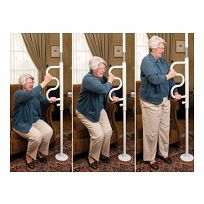 Security Pole & Curve Grab Bar