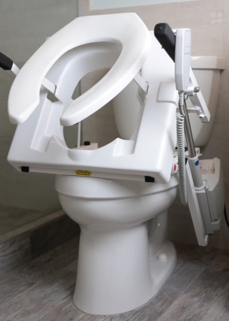 Lightweight Electric Powered Tilt Seat Lift For Standard Toilets