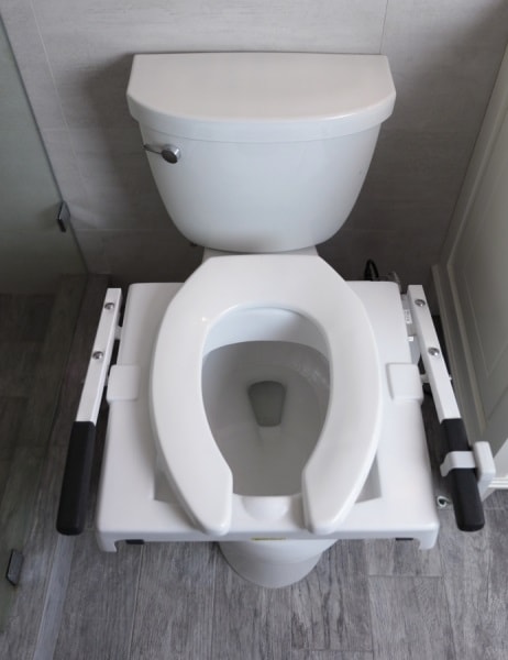 Lightweight Electric Powered Tilt Seat Lift For Standard Toilets