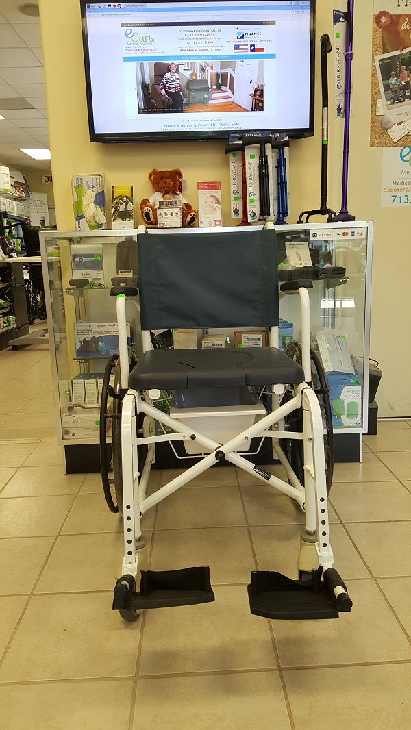 Rehab Shower Commode Wheelchair