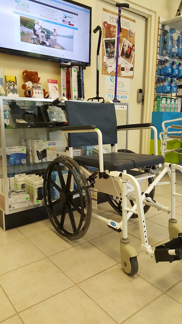 Rehab Shower Commode Wheelchair