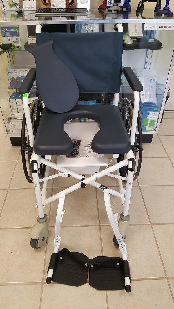 Rehab Shower Commode Wheelchair