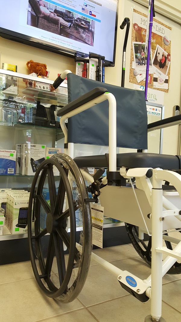 Rehab Shower Commode Wheelchair