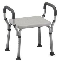 shower chair bath seat arms 275 lbs capacity